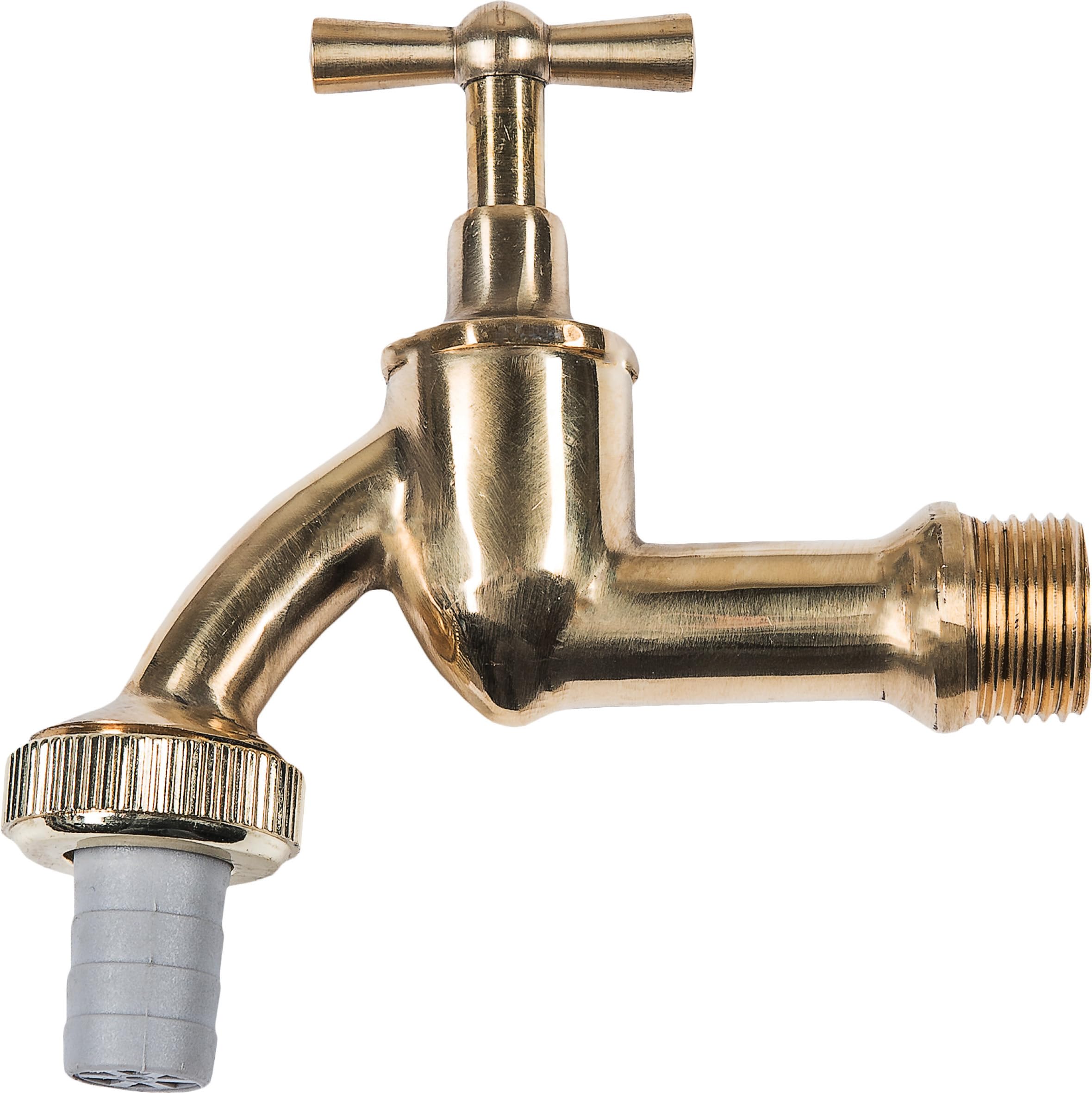 CORNAT TEC300505 Tap 1/2-inch Polished Brass Bar Screw Connection