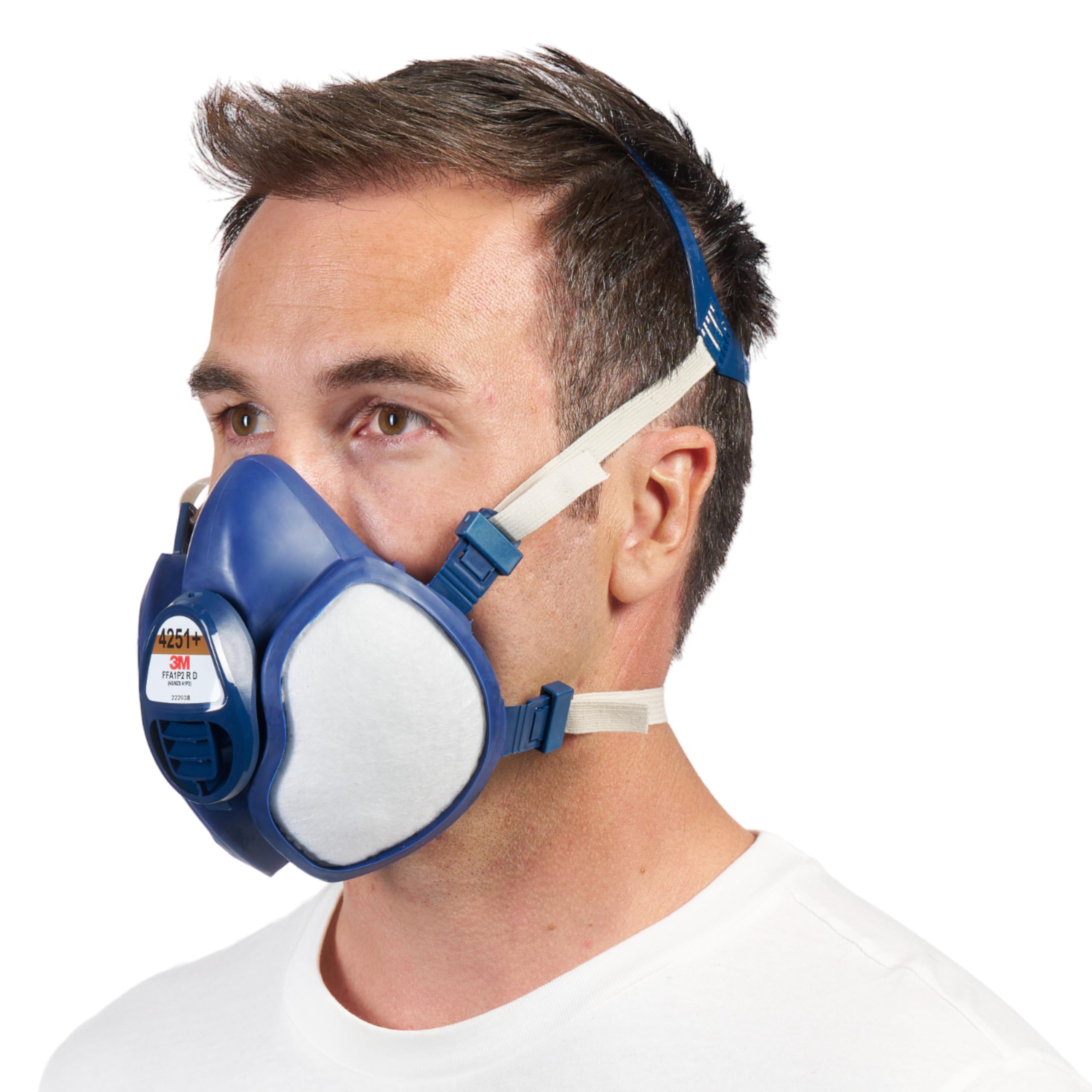 3M 4251 Half Mask Spray Paint Respirator - Blue