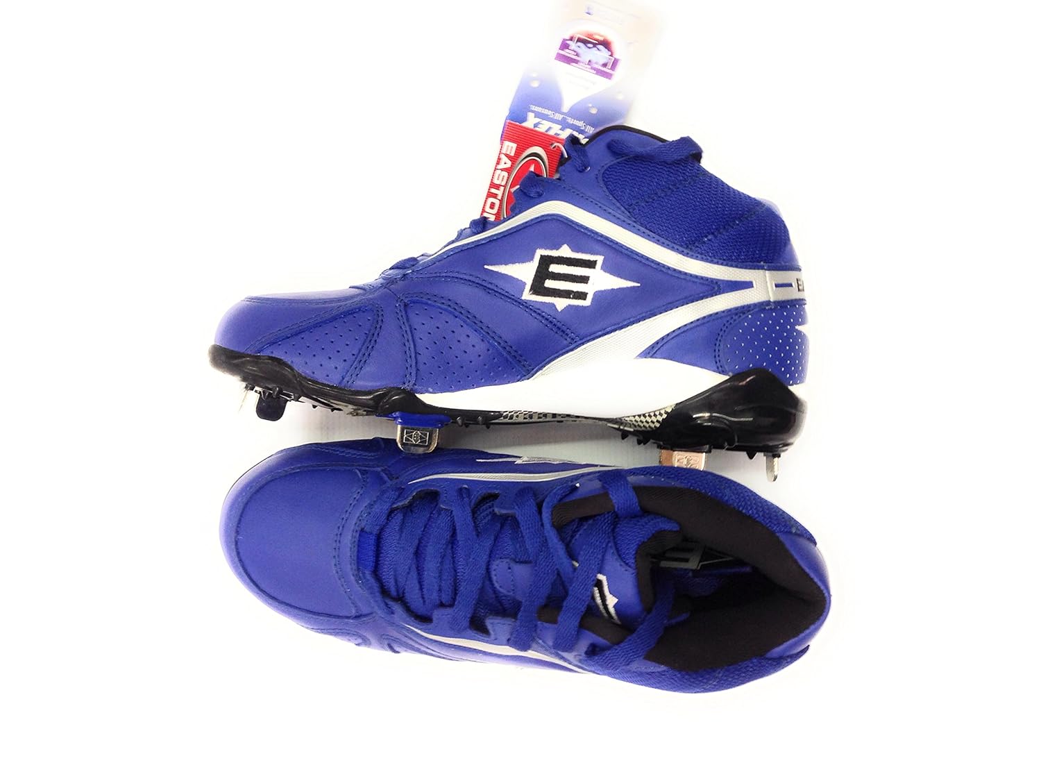 Easton Foundation Mid Baseball Cleat, Size 8.5 Royal Blue
