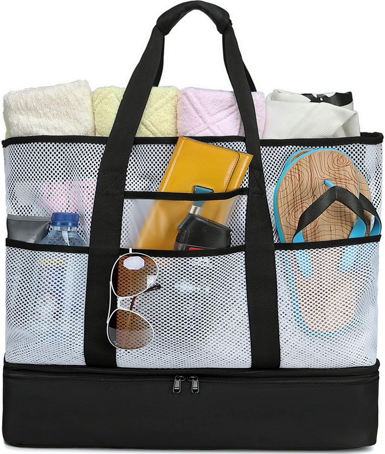 beach tote with cooler