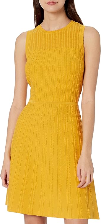 anne klein yellow dress