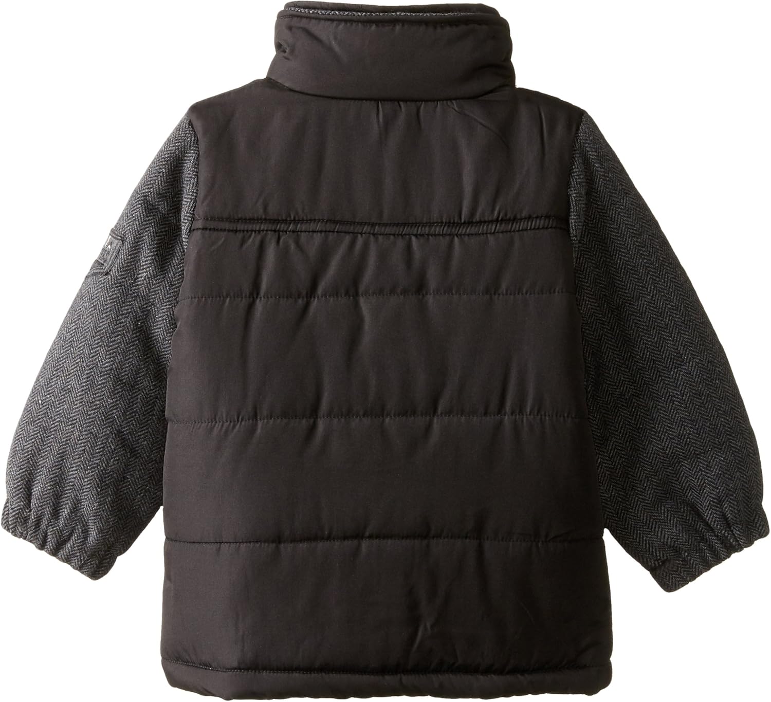 iXtreme Little Boys' Polyester Filled Faux Wool Puffer Coat: Clothing