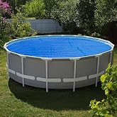 The Cover Guy Solar Pool Cover | Standard 8-Mil Thickness | 18 ft Diameter | Round | Insulates Water + Protects Pool from Debris