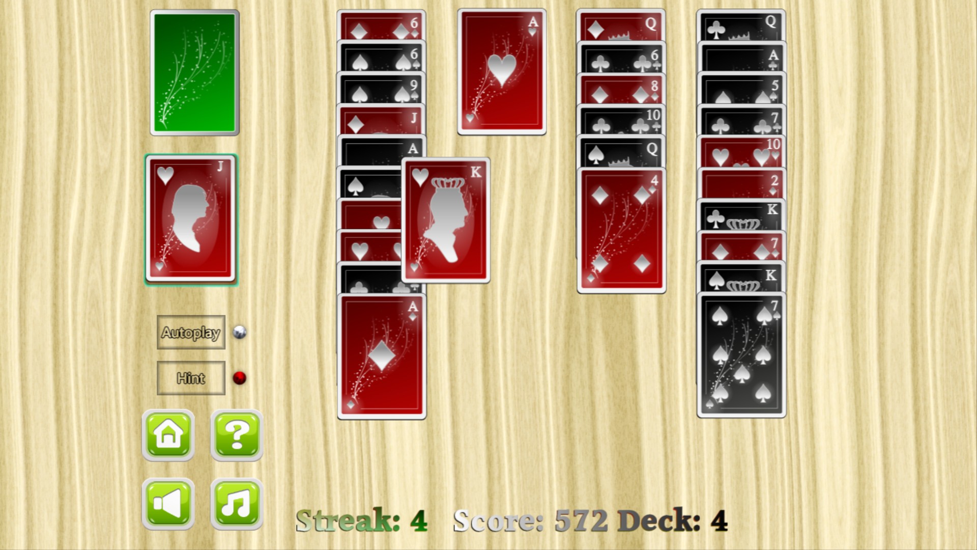 Aces Up Solitaire card for Android