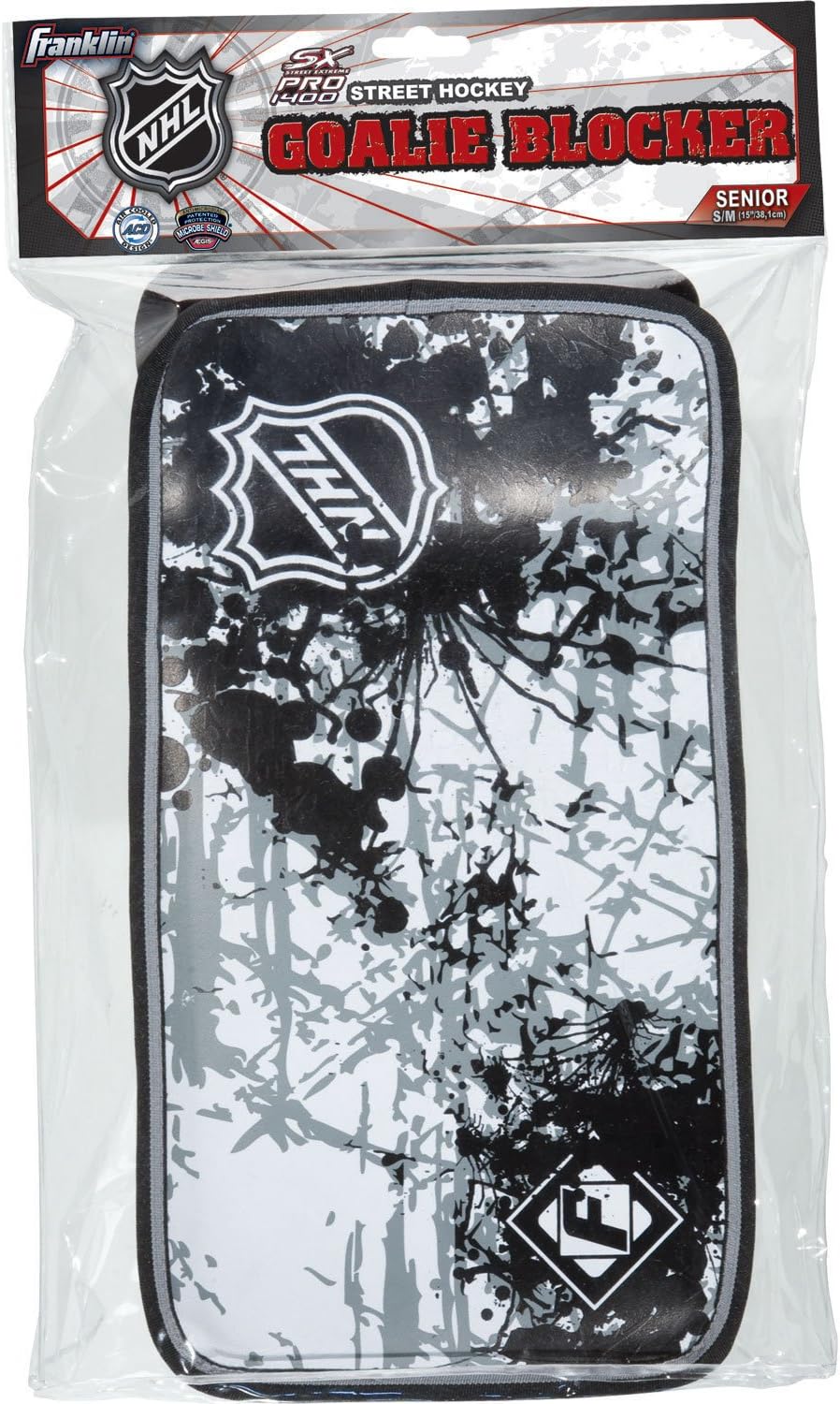 Franklin Sports Hockey Goalie Blocker - NHL - 15 Inch - GB 140 : Hockey Goalie Blockers : Sports & Outdoors