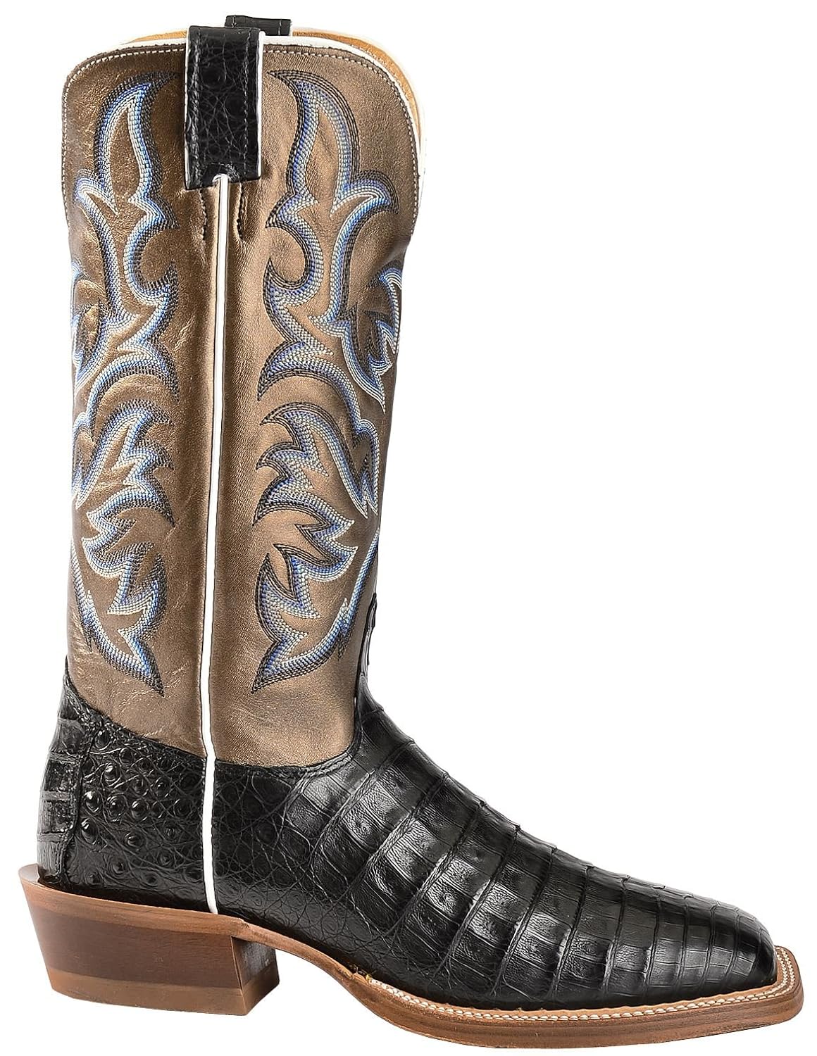 justin caiman square toe boots