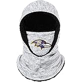 NFL Team Logo Heather Gray Hooded Gaiter Balaclava Face Cover