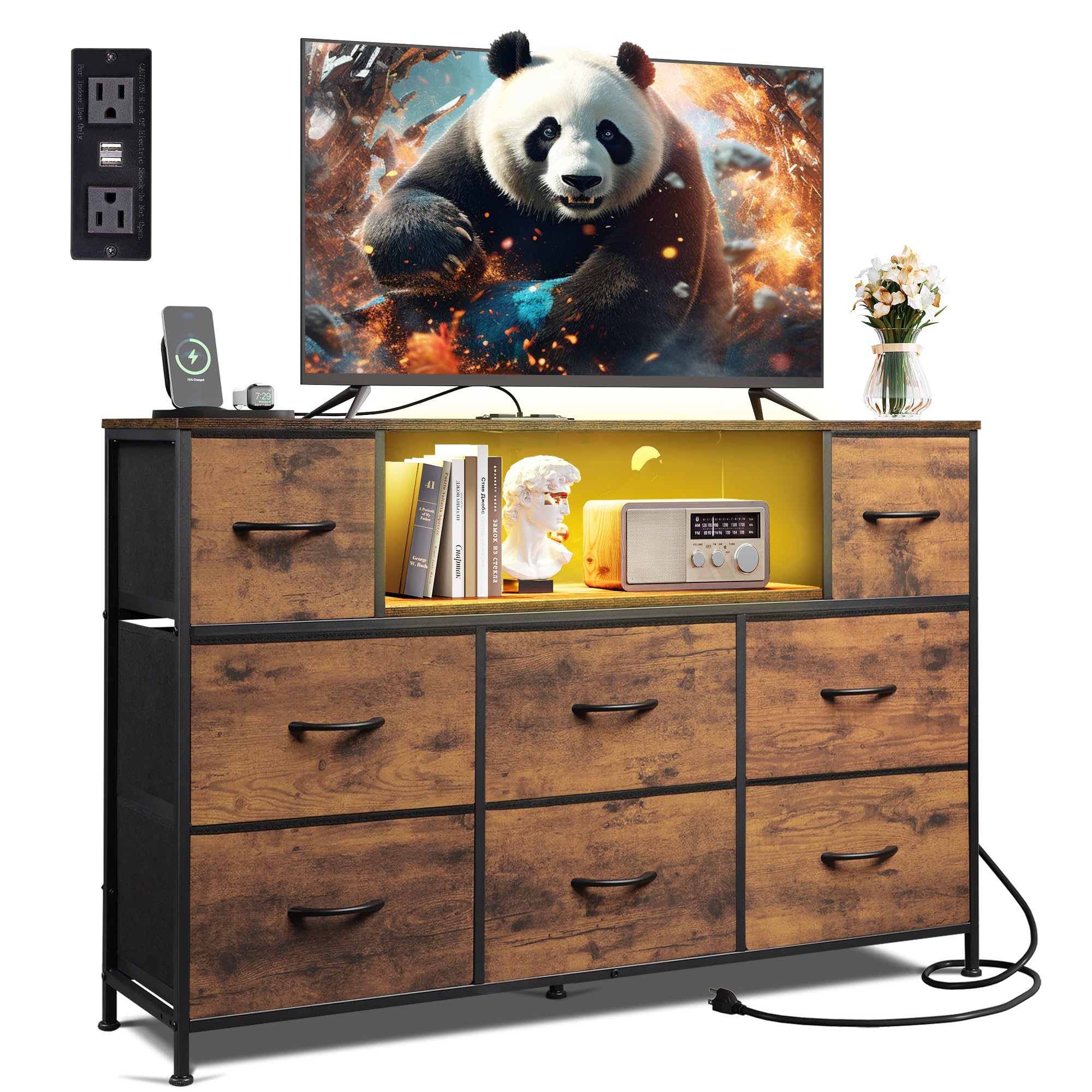 WLIVE TV Stand for 45, 50, 55 inch