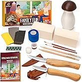 BeaverCraft Wood Carving Kit for Beginners Diy Kits for Adults & Kids Woodworking Kit Whittling Knife Set – Craft Hobby Kits 