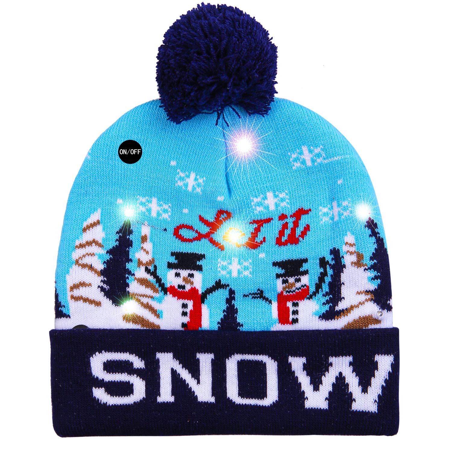 Light up beanie hat Clearance