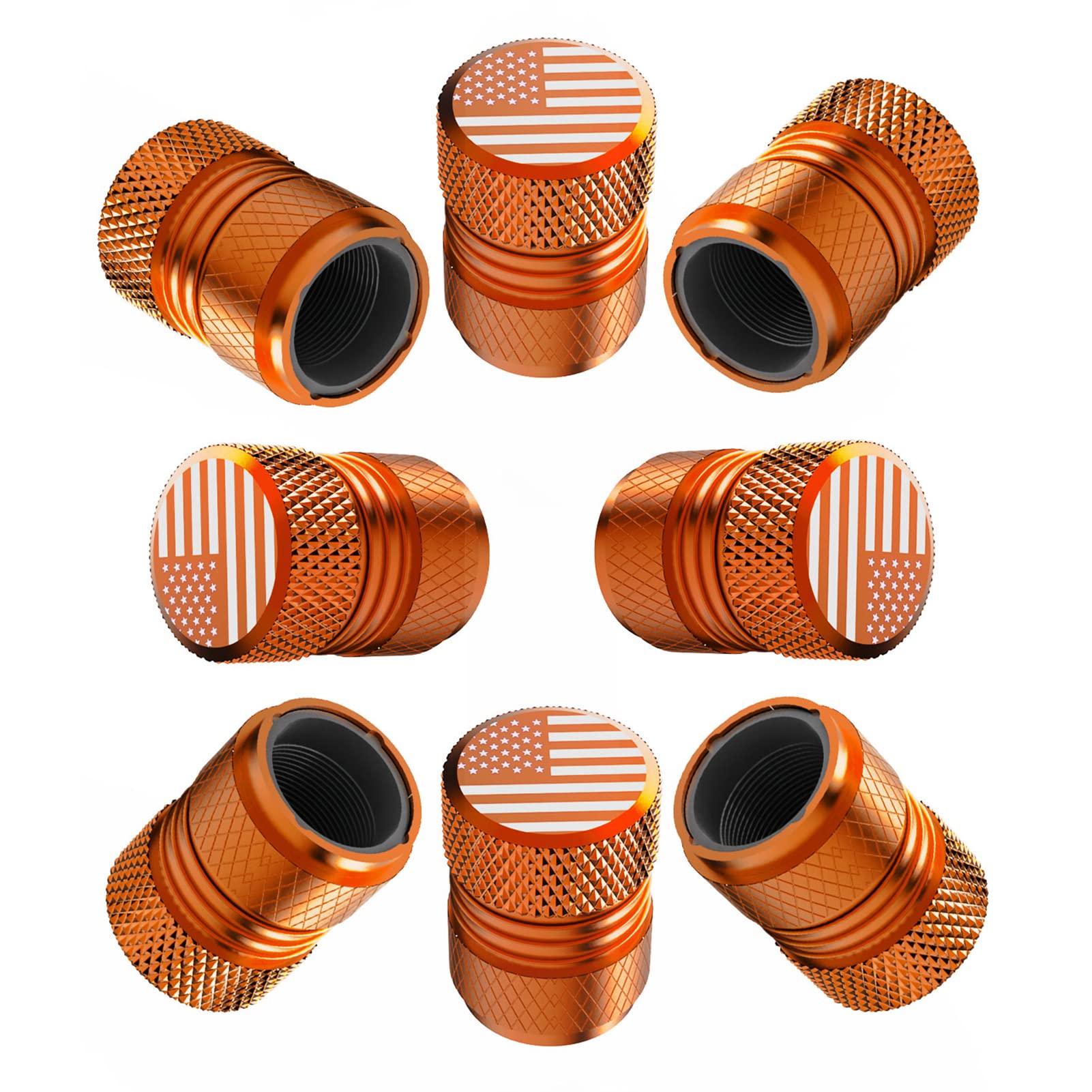 Tire Valve Stem Caps for Car American Flag Tires