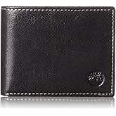 Timberland Men's Leather Passcase Bifold Wallet Hybrid