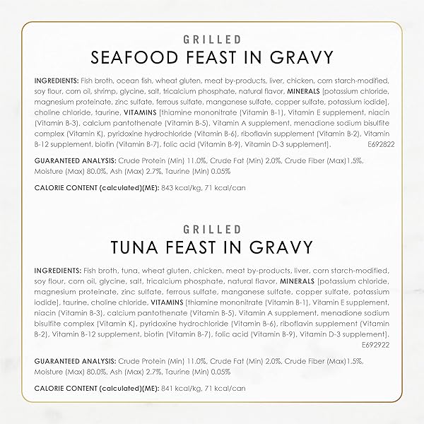 PURINA FANCY FEAST GRILLED WET CAT FOOD SEAFOOD COLLECTION IN WET CAT FOOD VARIETY PACK – (PACK OF 30) 3 OZ. CANS