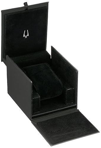 Bulova Classic Quartz Mens Watch, Stainless Steel with Black