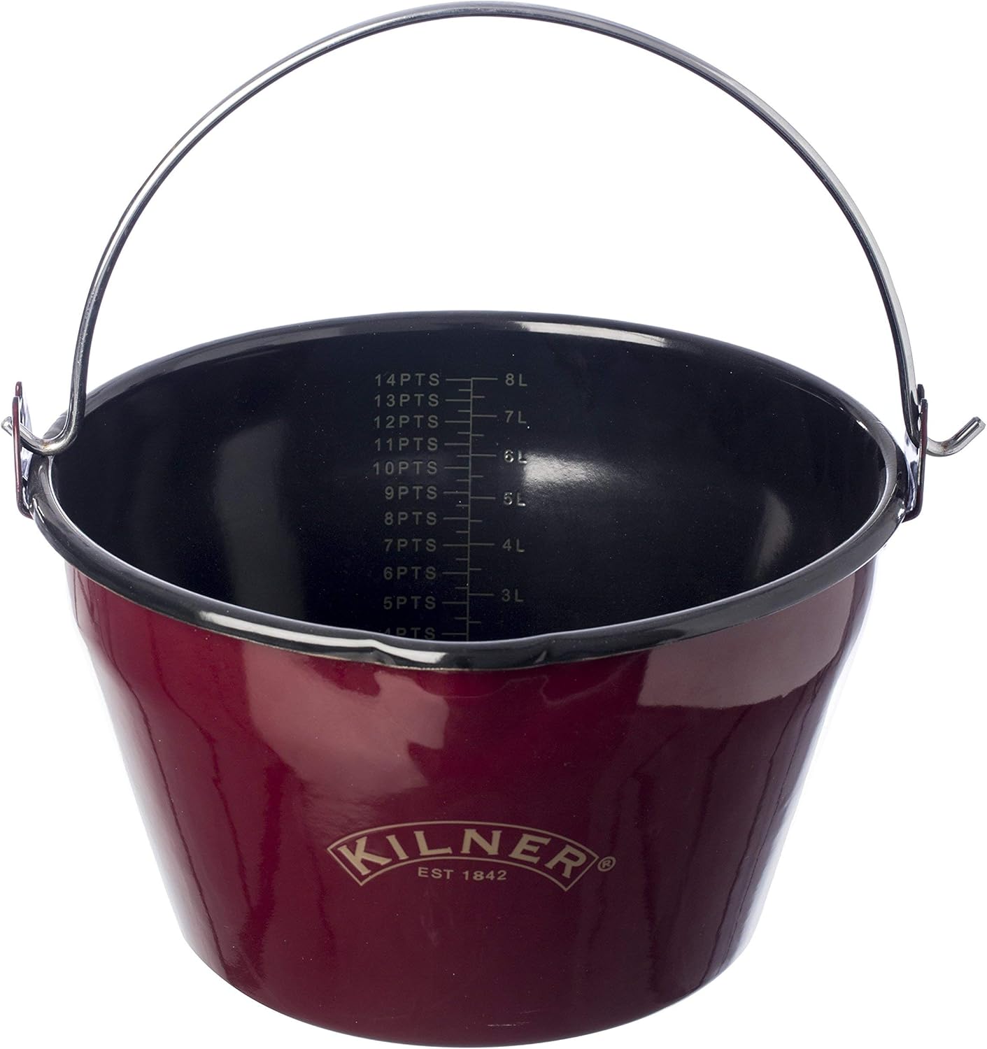 Kilner Enamel Jam Pan, Red Amazon.co.uk Kitchen & Home