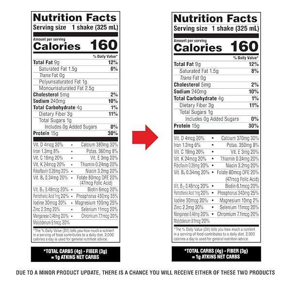 ATKINS VANILLA HIGH PROTEIN SHAKE, 15G PROTEIN, LOW GLYCEMIC, LOW CARB AND LOW SUGAR PROTEIN SHAKES, KETO FRIENDLY READY TO DRINK SHAKES, 12 VANILLA FLAVORED PROTEIN SHAKES