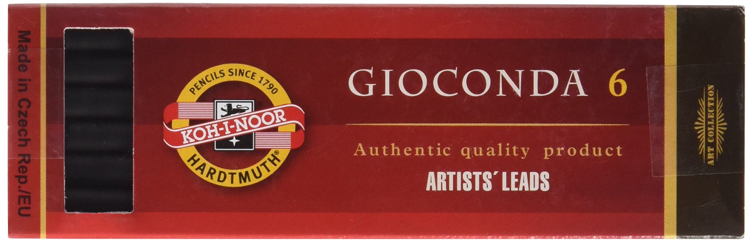 KOH-I-NOOR Soft Artificial Charcoal Set (Set of 6), Black