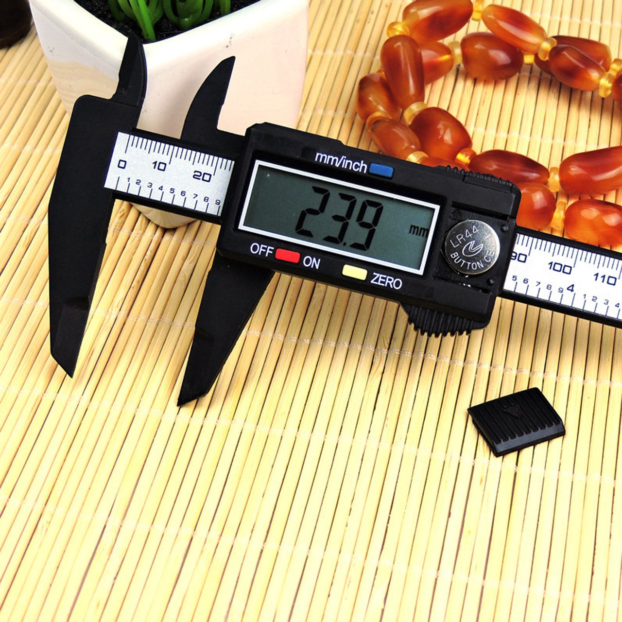 Digitaler Messschieber, July Miracle Extra-Großen LCD-Bildschirm 150mm 0-6 Zoll Millimeter/ Zoll Conversion Gauge Messwerkzeug