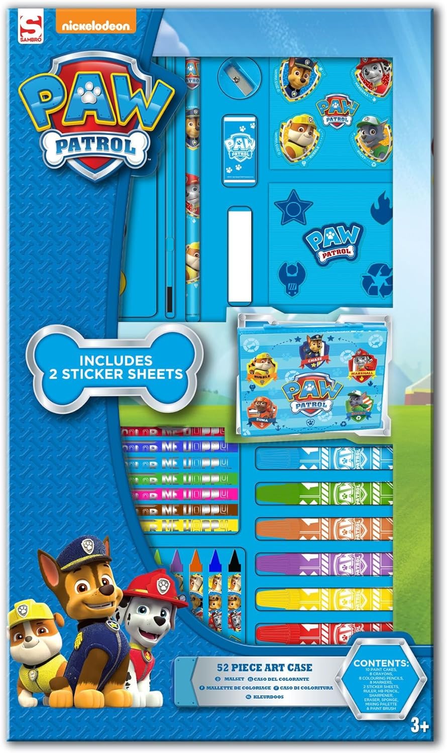 Paw Patrol 52 Piece Art Case: Paw 