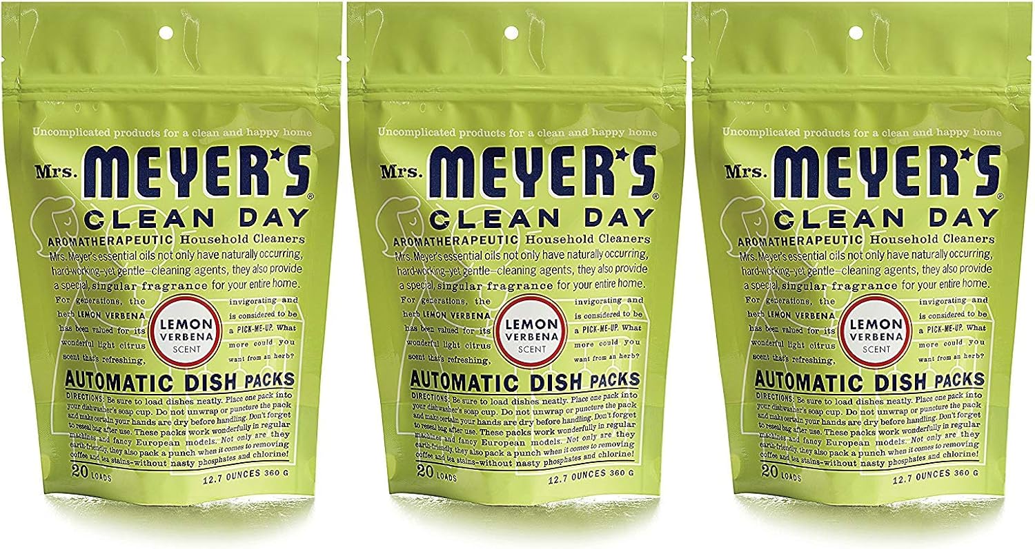 Best Mrs Meyers Lemon Verbena Dishwasher Pack Home Easy
