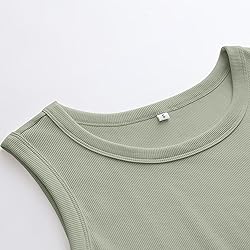 ANRABESS Womens Sleeveless High Neck Tank Tops