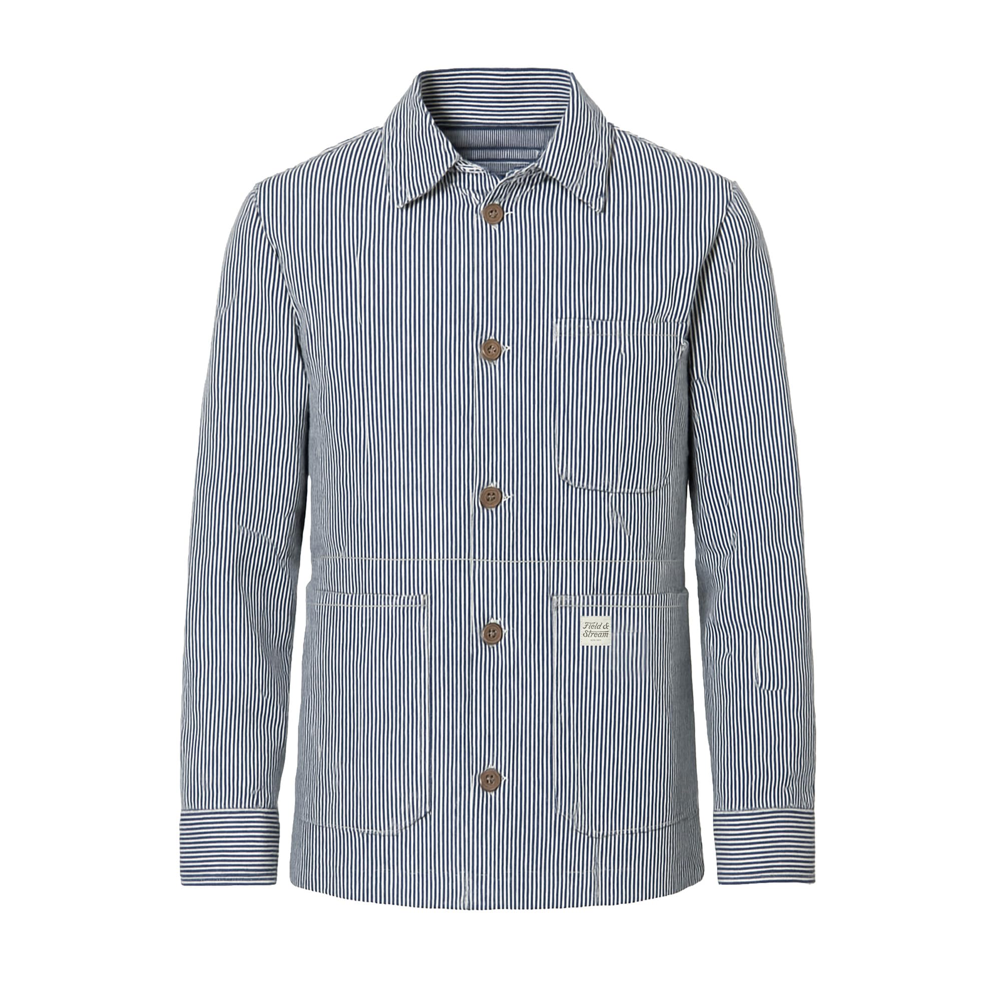 Field & Stream Men’s Brushbuster Utility Jacket, Stripe, Medium