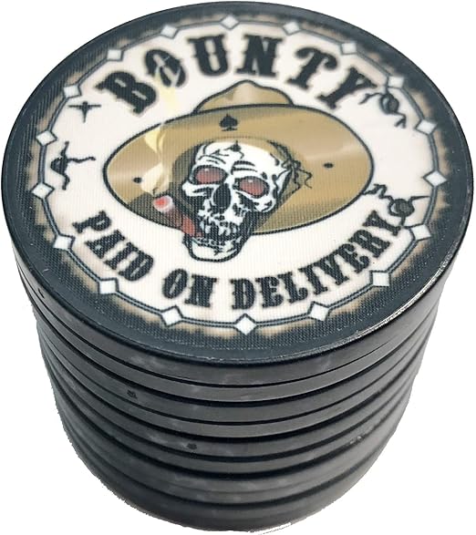 Nevada Jack Bounty Chip Set of 10 Texas Holdem Poker