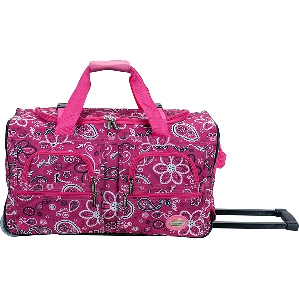 Amazon.com: Rockland Fashion Softside Upright Luggage Set