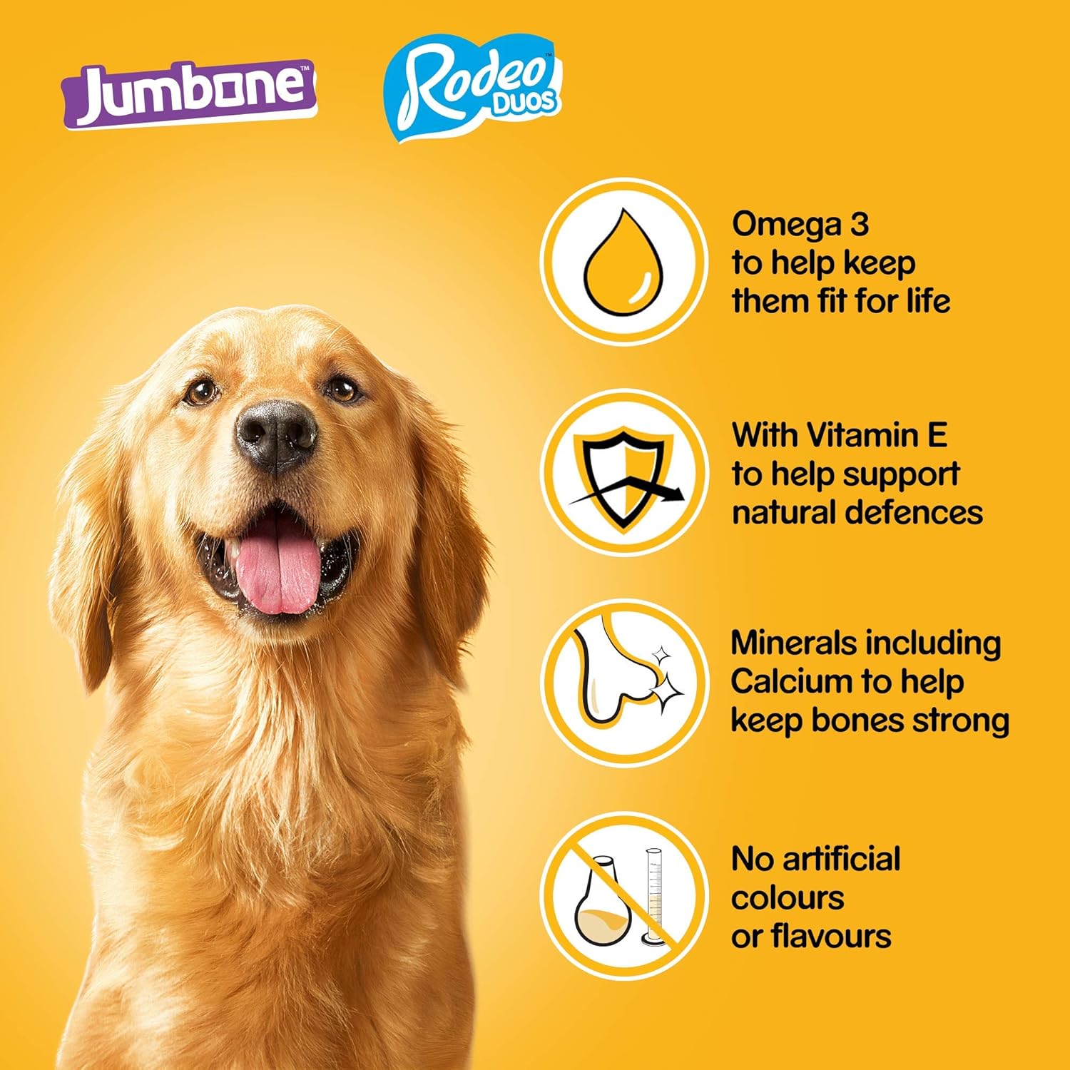 Pedigree Dog Treats in Mega Box, Rodeo Duos & Jumbone Medium, 780g, 780 g (Pack of 1) - Image 4
