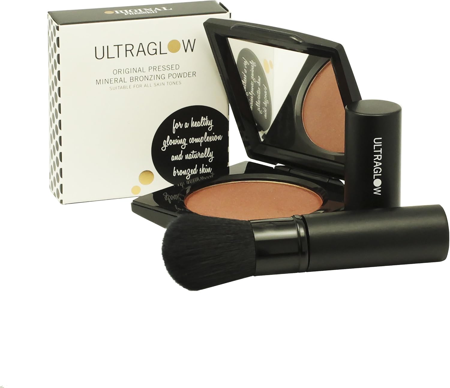 Ultra Glow Original Pressed Bronzing Powder with Compact Retractable