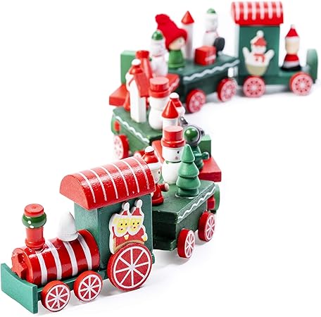 The Twiddlers Mini Train Caravane En Bois Le Cadeau De Noel