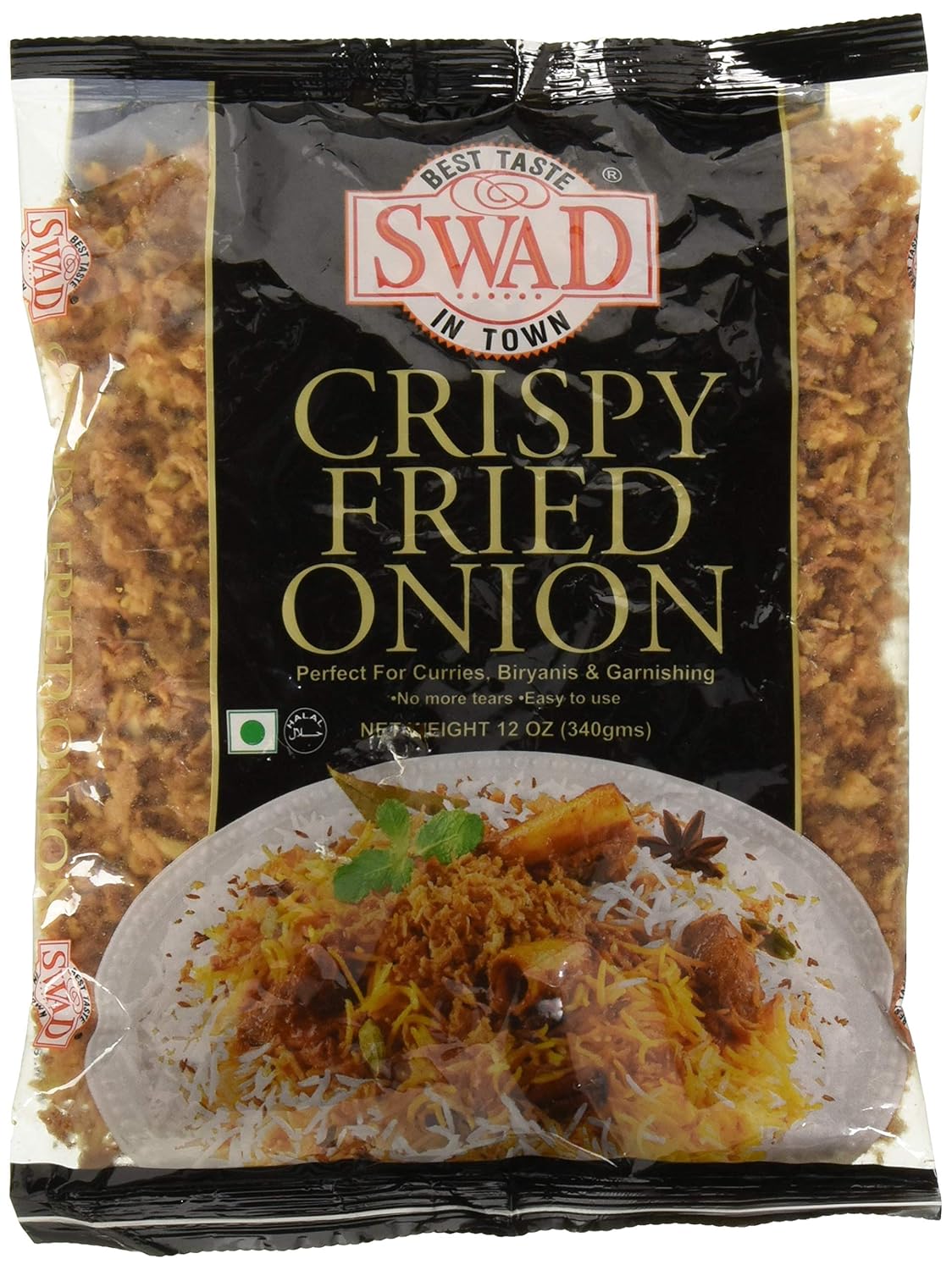 SWAD CRISPY FRIED ONION. 12OZ BAG Grocery & Gourmet Food