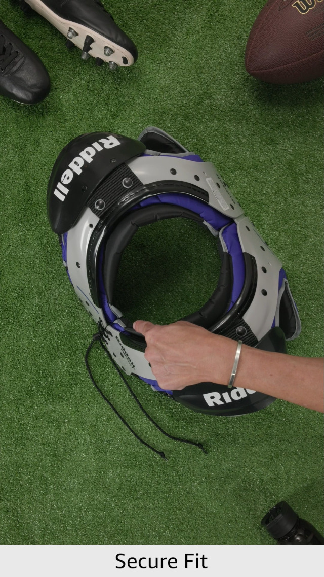 Riddell Pursuit Youth Shoulder Pads Secure Fit
