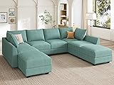 HONBAY Modular Sectional Couch with Storage Modern
