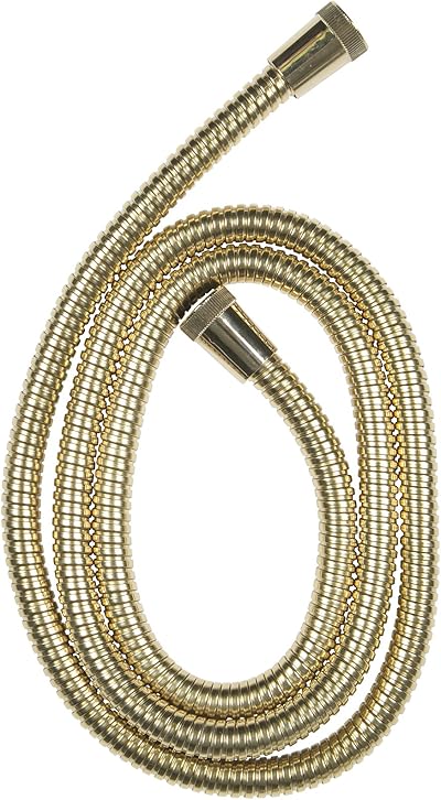 Croydex AM156103 Gold 1.75m Shower Hose Stainless Steel