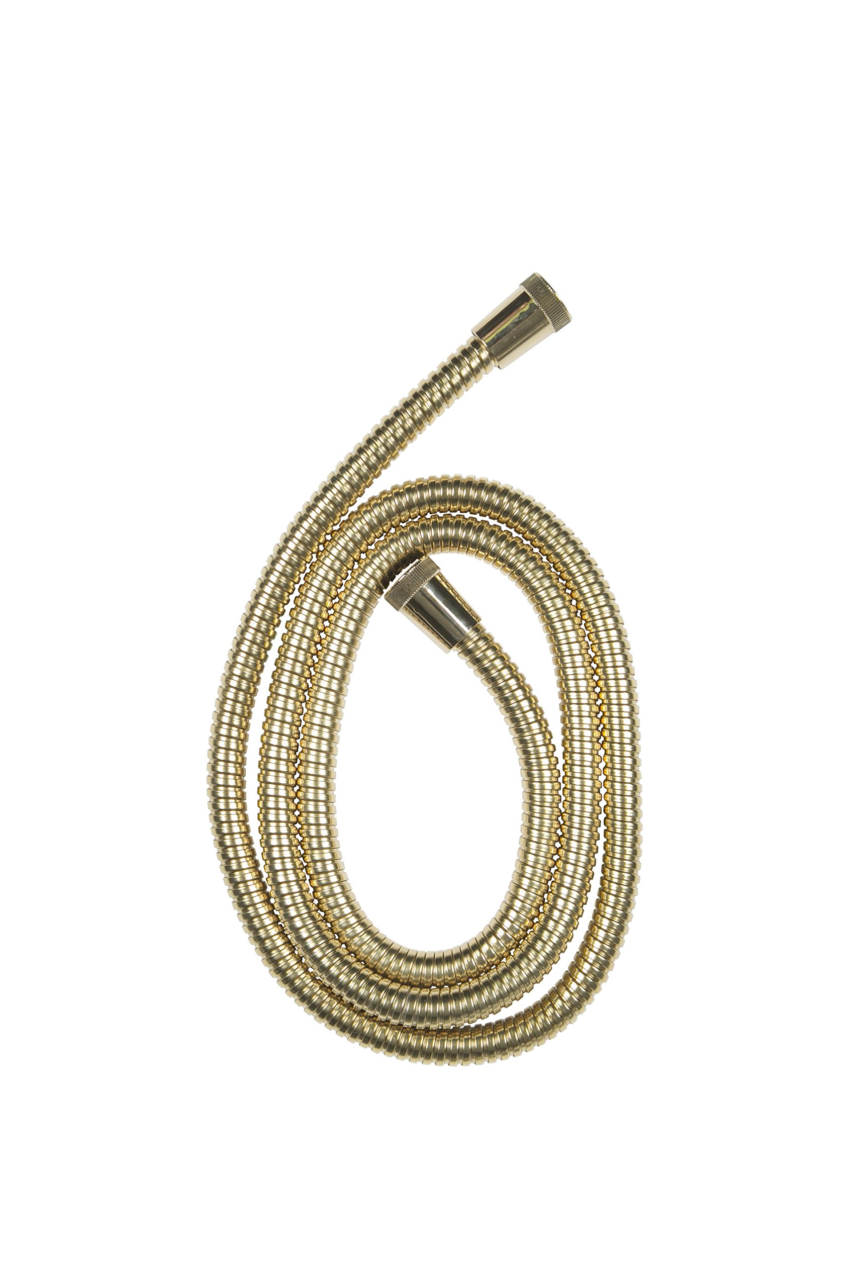Croydex AM156103 Gold 1.75m Shower Hose, Stainless Steel