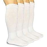 SYOLLAVE Extra Width Non-binding Socks for Lymphedema Bariatric Diabetic Knee High Sock for Swollen Edema Cast Feet Walker Boot 2 Pairs