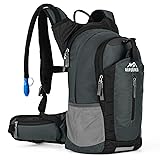 RUPUMPACK Insulated Hydration Backpack Pack with 2.5L BPA Free Bladder, Lightweight Daypack Water Backpack for Hiking Running