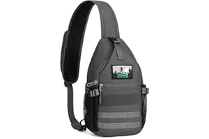 HALOVIE Anti Theft Crossbody Sling Bag RFID Sling Crossbody Backpack Lightweight Travel Shoulder Bag Hiking Chest Bag