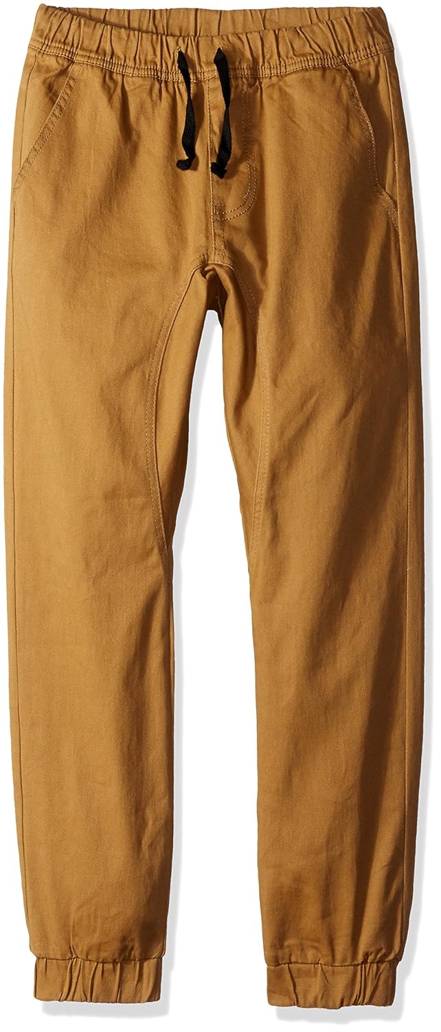 Southpole Boys Big Jogger Pants in Basic Stretch Twill Fabric