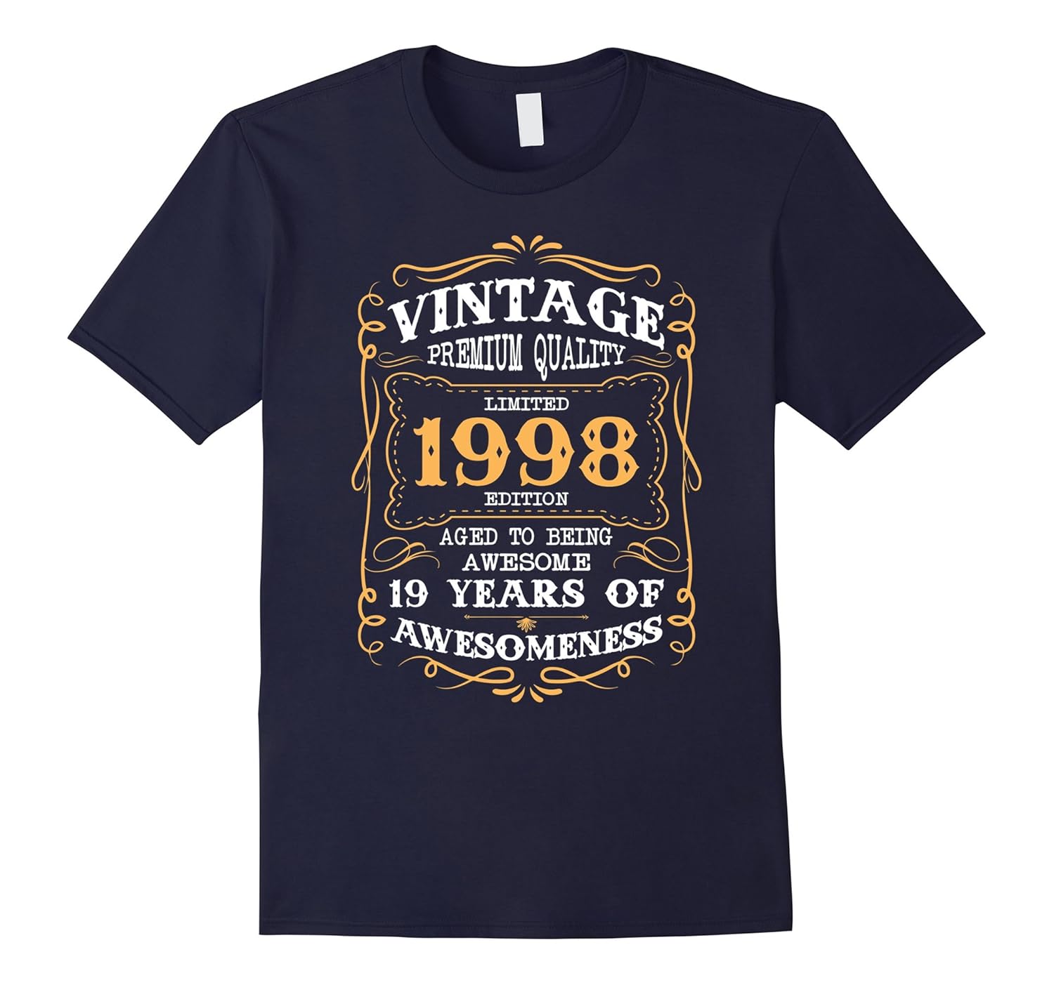 Vintage Born in 1998 19th Birthday 19 Years Old Awesome-Rose