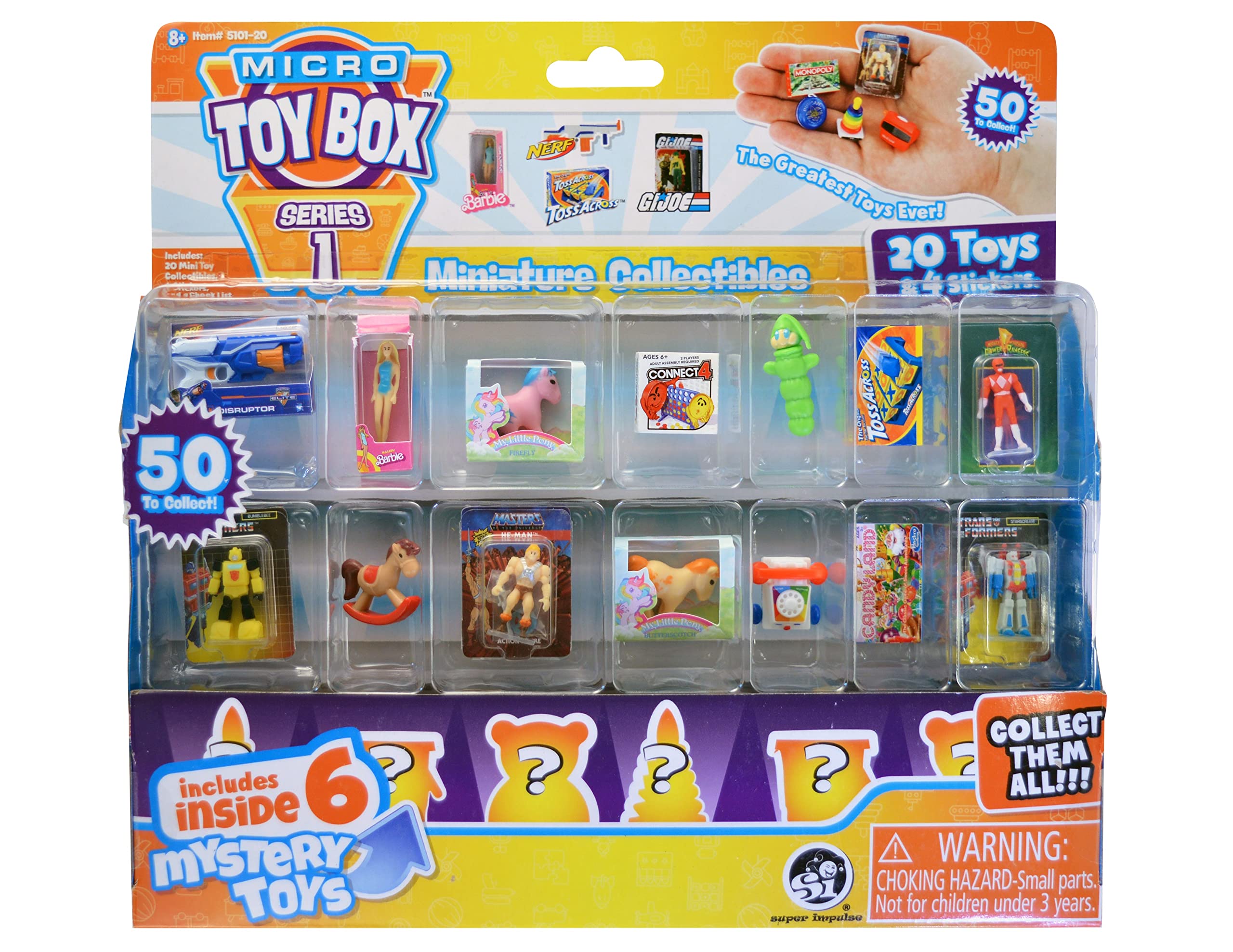 Mua World's Smallest Micro Toy Box Series 1 Mini Collectibles 20 pc Set ...