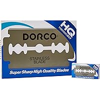Dorco ST300 Platinum Extra Double Edge Razor Blades - 100 Ct
