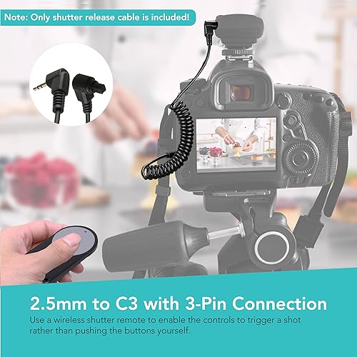 Foto&Tech Remote Control Shutter Release Cable for CAN0N
