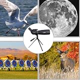 SVBONY SV28 Spotting Scope 25-75x70 with Tripod HD BAK4 FMC Lens Phone Adapter view 9