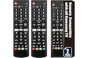 (Pack of 2) Universal Remote Control Replacement for LG Smart TV (AKB75095307/AKB75375604/AKB75675304) – Compatible with All 