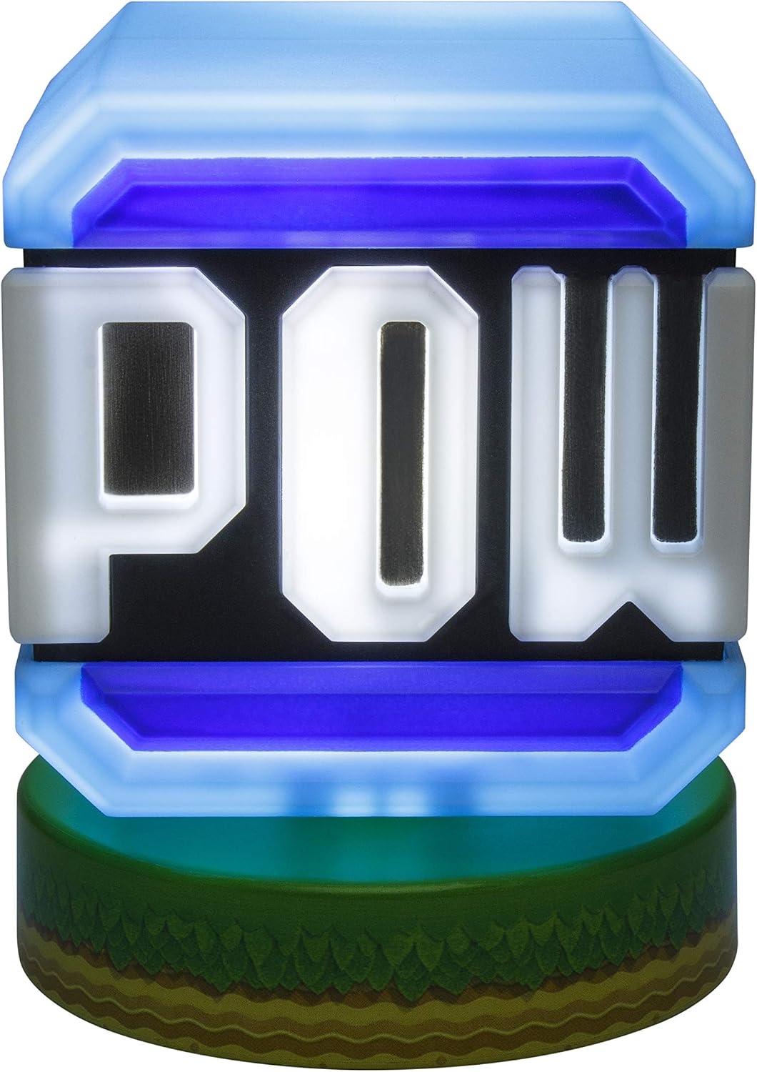 Paladone Super Mario Pow Block Icon Light - Officially Licensed Nintendo Merchandise, Multicoloured, 8 x 24 x 24 cm