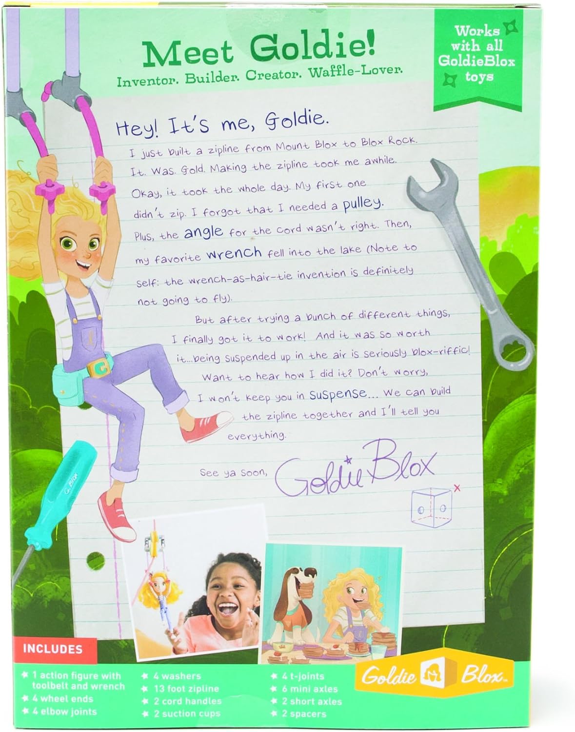 goldieblox zipline