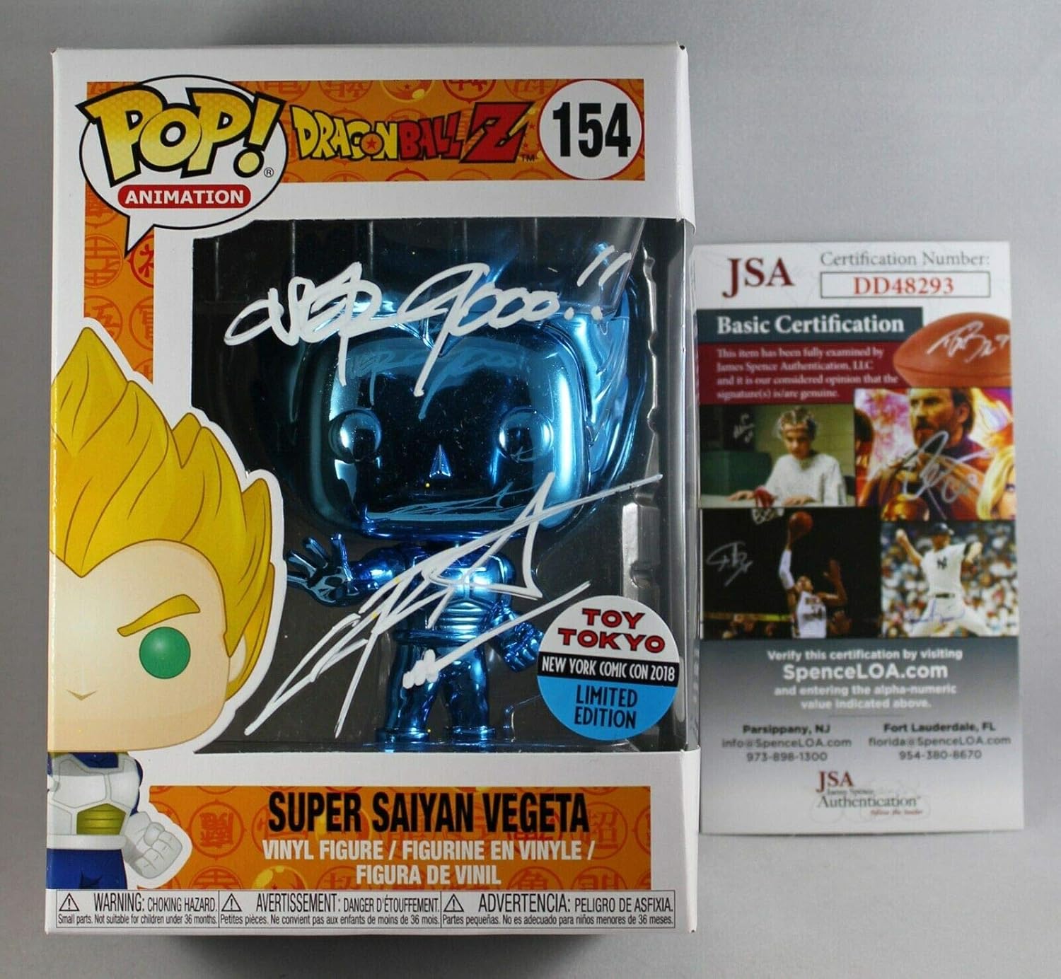 signed vegeta pop