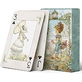 strublfe Playing Cards, Country Illustration Vintage Style Poker Cards, Beautiful Childhood Memories Themed Playing Card, Standard Cards, 54 Unique Exquisite Illustrations, High-End Playing Cards.